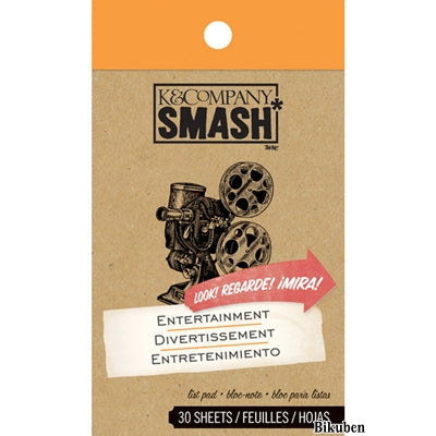 K&Company - Smash List Pad - Entertainment Free Shipping Low Cost