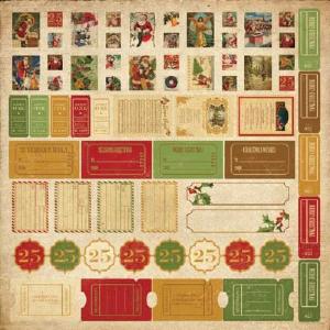 KaiserCraft - December 25th - Sticker Sheet 12x12" Clearance Footaction