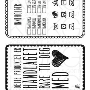 Kort & Godt - Clearstamps  Medium Plate - Vaskes på... 2025 New Cheap Pice