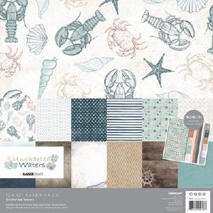 Kaisercraft - Uncharted Waters - Paper Pack   12 x 12" Free Shipping Big Discount