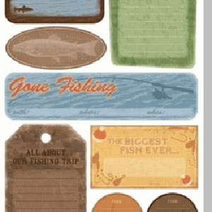 Karen Foster: Fishing Trip Journal Stickers Free Shipping Fake