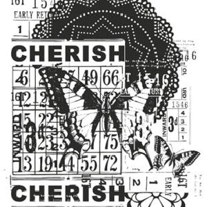 KasierCraft - Vintage Clear Stamp - Cherish Outlet Free Shipping Authentic
