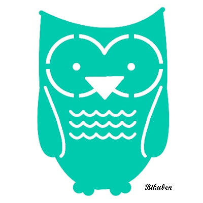 KaiserCraft - Stencil -  Owl  -   6x6" Pay With Paypal