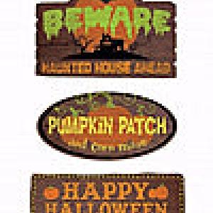 Karen Foster: Wood Signs Halloween Sale Classic