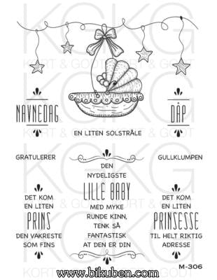Kort & Godt - Clearstamps  Medium Plate - En liten Solstråle Marketable Online