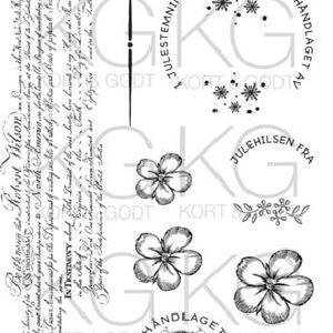 Kort & Godt - Clearstamps  Medium Plate - Håndlaget jul Sale Browse