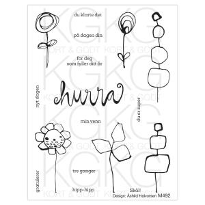 Kort & Godt - Clearstamps Medium plate - M492 Buy Cheap Brand New Unisex