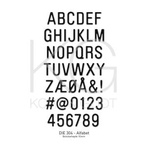 Kort & Godt - Dies - Alfabet Shipping Outlet Store Online