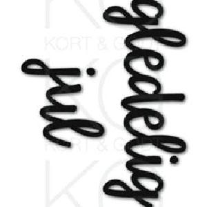 Kort & Godt - Dies - Gledelig Jul Cheap Sale Footlocker Finishline