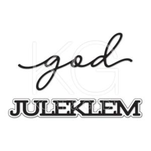 Kort & Godt - Dies - God Juleklem Pre Order For Sale