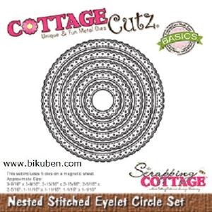 CottageCutz - Nested Stitched Eyelet Circle Outlet Cheap Pice
