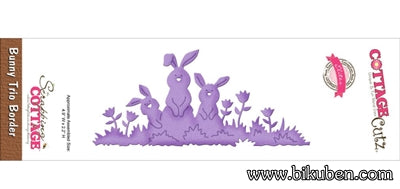 CottageCutz - Bunny Trio Border Dies Free Shipping Pay With Visa