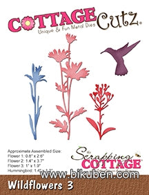 CottageCutz - Wildflowers 3 Dies Clearance Best