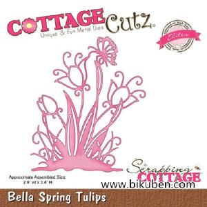Cottage Cutz - Bella Spring Tulips Dies Cheap Sale Manchester