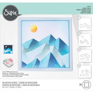 Sizzix - Layered Stencil Set - Mountain Buy Cheap Wiki