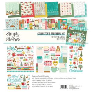 Simple Stories - Snow Pine Lodge - Collectors Essentials Kit - 12 x 12" Buy Cheap Big Sale