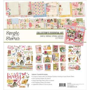 Simple Stories - Spring Garden  - Collectors Essentials Kit - 12 x 12" Free Shipping Largest Supplier