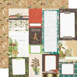 Simple Stories - Vintage Lakeside - Journal Elements -   12x12" Online Online With Mastercard