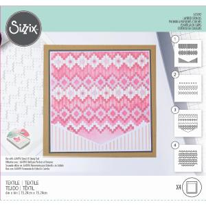 Sizzix - Layered Stencil Set - Textile Get To Buy Sale Online