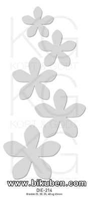 Kort & Godt - Dies - Layered Flower Discount High Quality