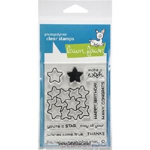 Lawn Fawn - Clear Stamps - How You Bean? Stars Cheap Sale Finishline