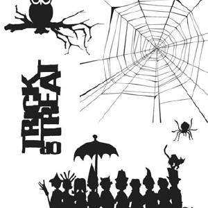 Tim Holtz Collection - Halloween Cutouts - Stamps Buy Authentic Online