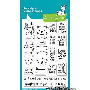 Lawn Fawn - Clearstamps - For you, Deer Pices For Sale