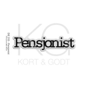 Kort & Godt - Dies - Pensjonist - m/ skygge Discount Best Sale