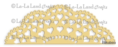 LaLa Land - Heart Doily Border Dies Outlet Newest