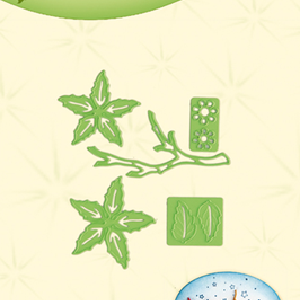 Lea'Bilities - Cut and Embossing dies - Small poinsettia & branch Buy Cheap Genuine