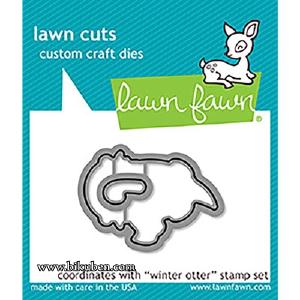 Lawn Fawn - Cuts Cusom Craft Dies - Winter Otter Sale Low Cost