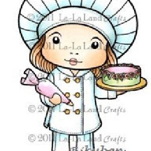 La-La Land Crafts: CHEF MARCI - Red rubber stamp Free Shipping Cheap Pice