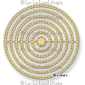 LaLa Land - Stitched Nested Circles Dies Clearance Store Cheap Online
