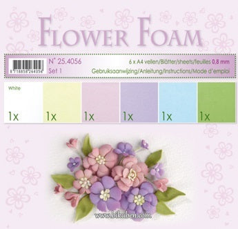 Leane - Flower Foam - Assorted set 1 Outlet Lowest Pice