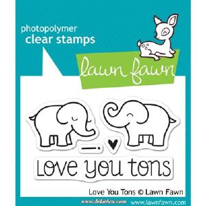 Lawn Fawn - Clear Stamps - Love You Tons Buy Cheap Factory Outlet