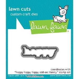 Lawn Fawn - Craft Dies - Happy happy happy  - Family Release Dates