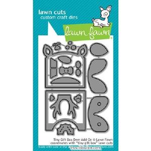 Lawn Fawn - Craft Dies - Tiny Gift Box - Deer  Ad-on Shop Sale Online