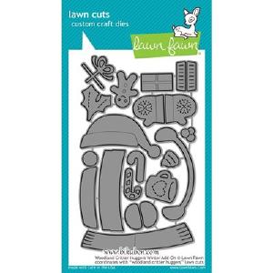 Lawn Fawn - Craft Dies - Woodland Critter  Huggers - Winter Ad-on Low Pice For Sale