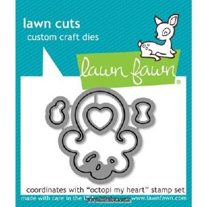 Lawn Fawn - Craft Dies - Oktopi my heart Limited Edition
