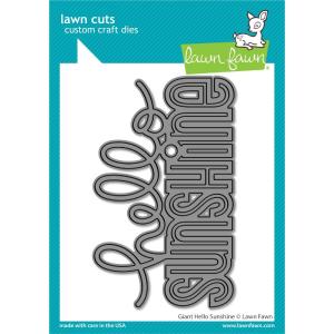 Lawn Fawn - Cuts Custom Craft Dies - Giant Hello Sunshine Buy Cheap Discount