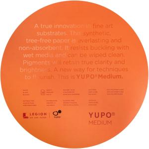 Legion - YUPO - Medium - White paper - Round - 12 x 12" Buy Cheap Big Sale