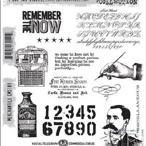 Tim Holtz Collection - Merchantile - Stamps Sale Lowest Pice