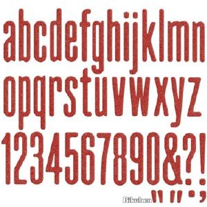 Lifestyle Crafts - Cutting Dies - Lollipop Alfabet 4x4" Clearance Genuine
