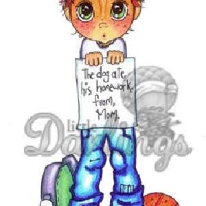 Little Darlings - Saturated Canary - Homework - Umontert Stempel Pay With Visa Sale Online