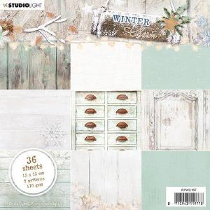 Studiolight - Winter Charm - Paper Pad 1  - 6 x 6 " Clearance Purchase