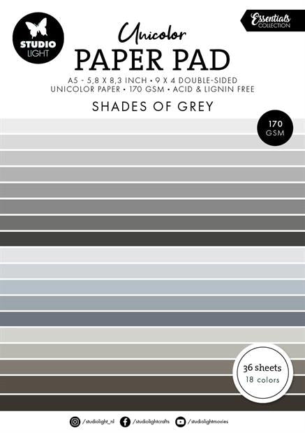 Studiolight - Paper Pad - Shades of Grey Buy Cheap Get Authentic