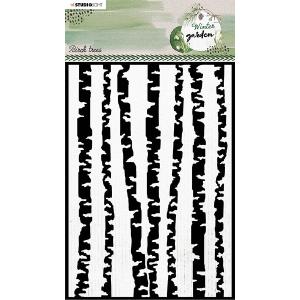 Studiolight - Stencil - Winter Garden - Birch Trees Sale Finishline