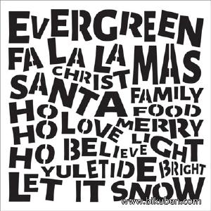 The Crafter's Workshop - Christmas Words  6x6" Footlocker Finishline Cheap Pice