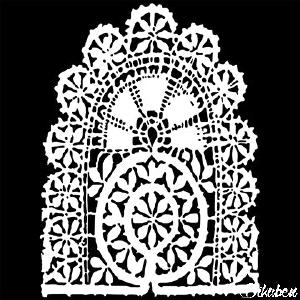 The Crafter's Workshop - Tatting Template 12x12" Fashionable For Sale