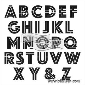 The Crafter's Workshop - Art Deco Alphabet 6x6" Cheap Pick A Best